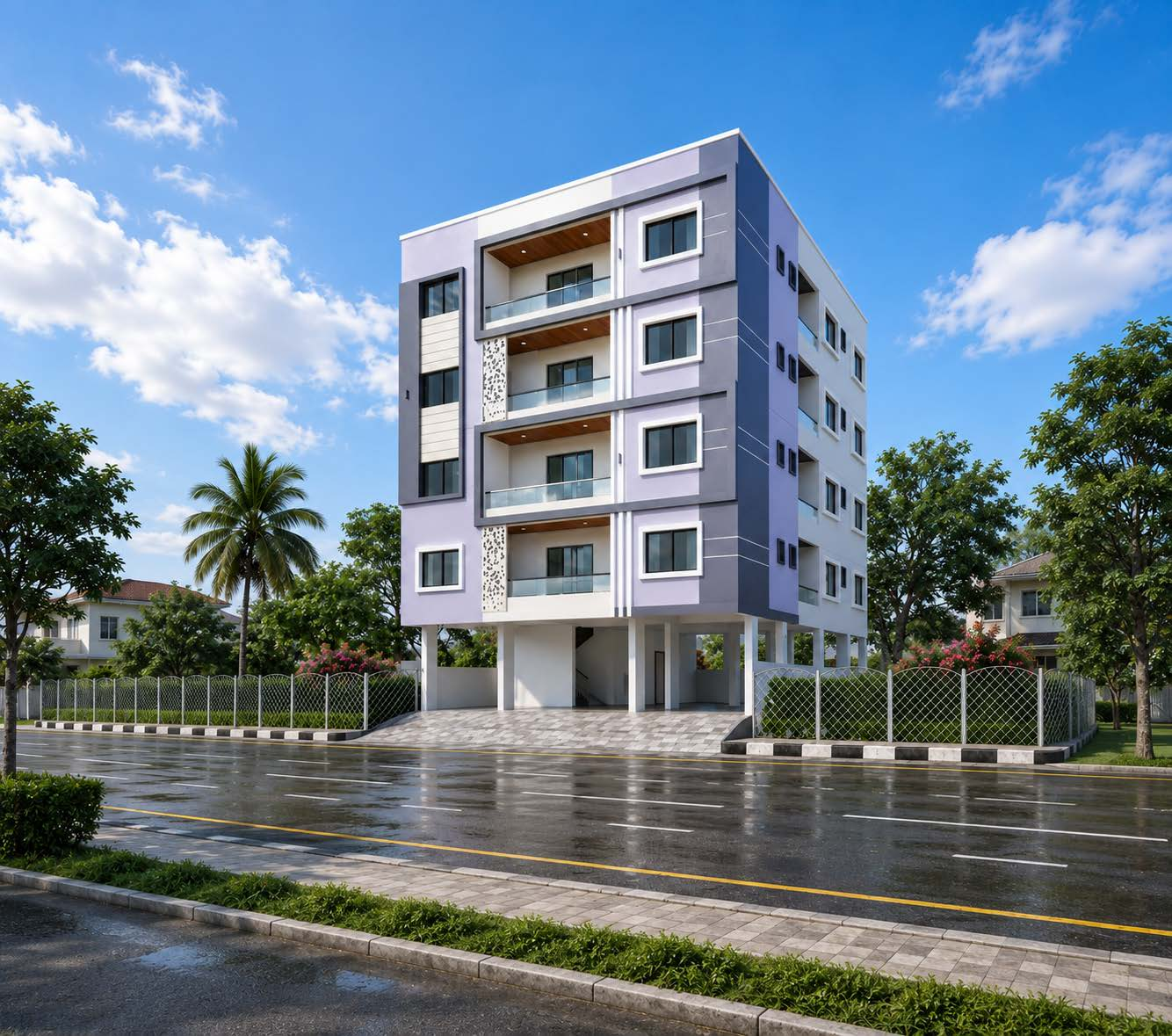 G+4 Residential Apartment built by Ashoka Buildscape in Wagholi, Pune