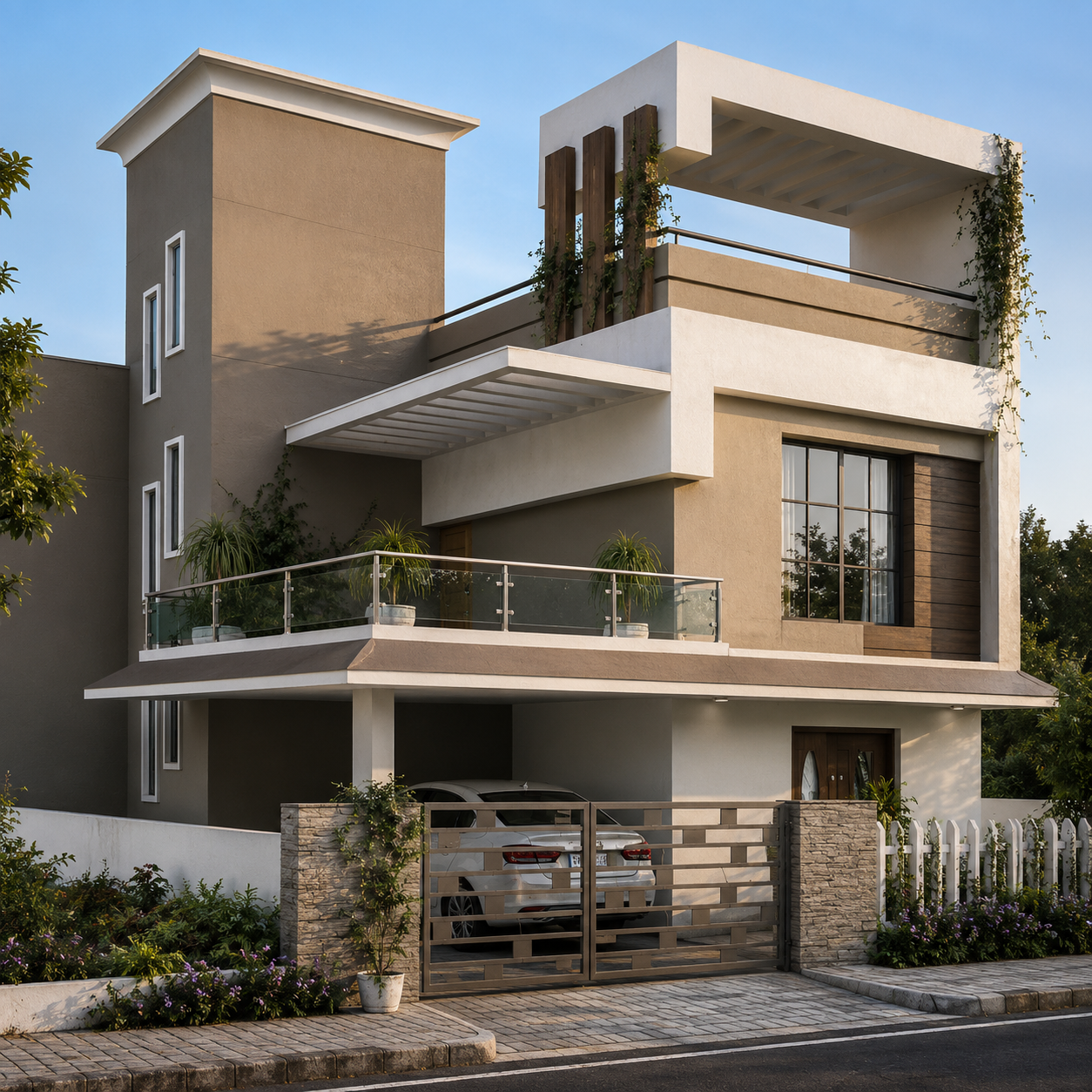 G+1 Duplex Bungalow built by Ashoka Buildscape in Kharadi, Pune